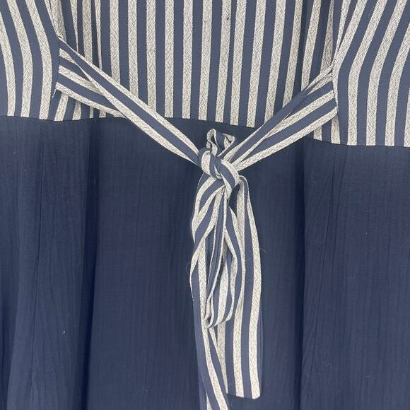 Vtg Marnie West Stripe Whimsigoth Jacket Sz L Stripe Stevie Nicks Witchy Boho 80 - Picture 7 of 13